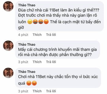 Bóc phốt nhà cái 11Bet lừa đảo trắng trợn bùng tiền khách hàng