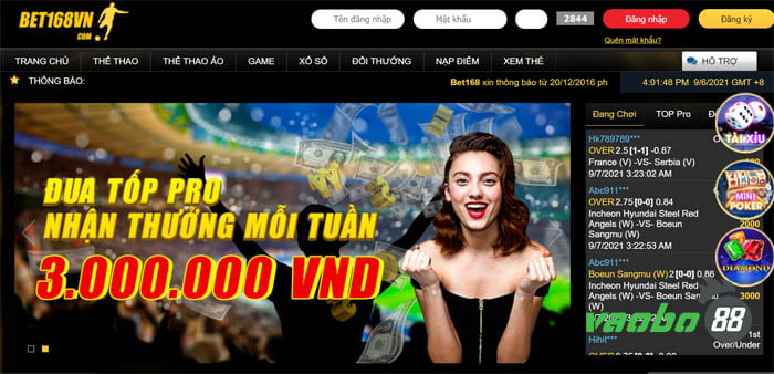 bet168 lừa đảo