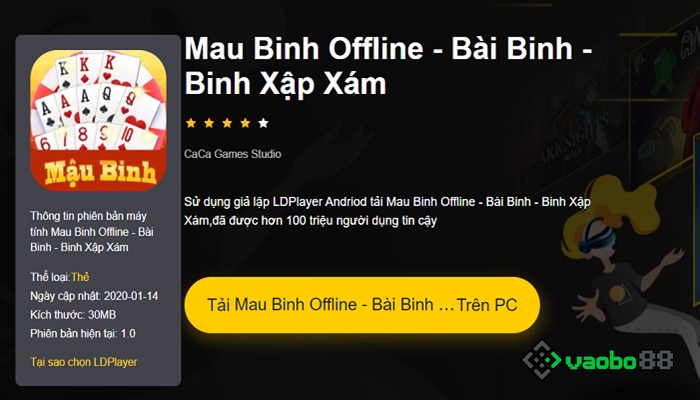 mậu binh offline PC