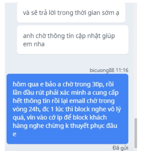 Nhà cái k9win lừa đảo