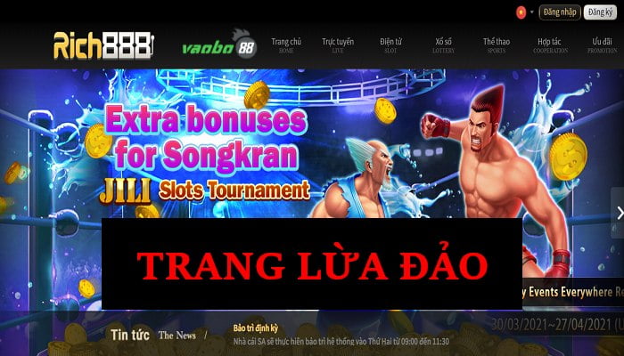 Rich888 lừa đảo