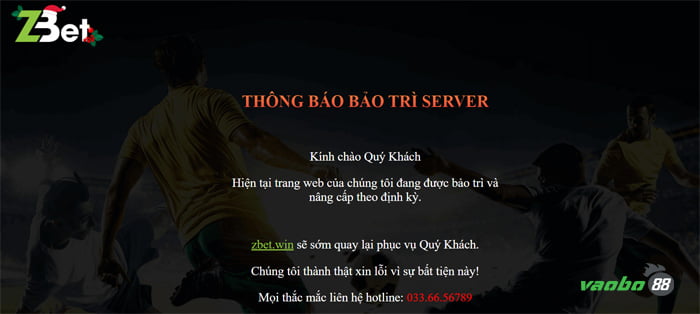 zbet bảo trì