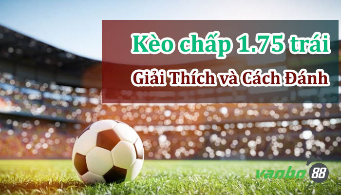 Kèo chấp 1.75 là gì? Giải thích cách đánh kèo 1.75 trái đẳng cấp