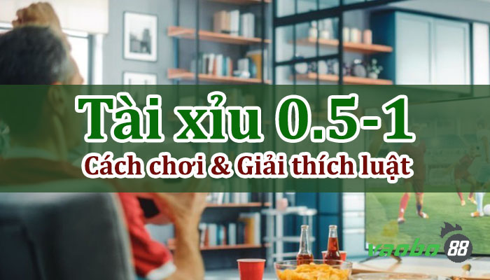 Kèo tài xỉu 0.5-1 là gì? Cách đánh tài xỉu 0.5-1 siêu chuẩn