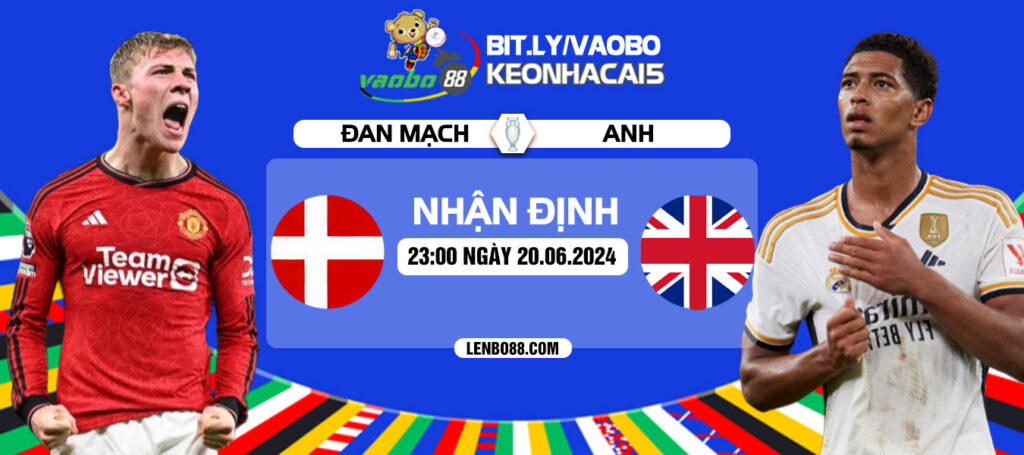 Nhận định trận đấu Anh vs Đan Mạch tối ngày 20/06: Không đơn giản cho Tam Sư