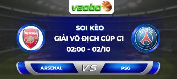 Soi kèo Arsenal đấu với PSG 02h00 ngày 02/10: Hủy diệt bầy cáo Leicester City, Arsenal tiếp đón PSG trên sân nhà của mình.