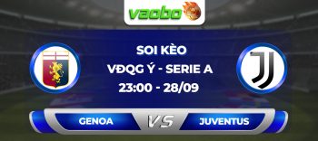 Soi kèo Genoa đấu với Juventus 23h00 ngày 28/09: Trận đấu giải cứu Thiago Motta