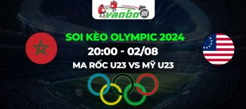 Soi kèo Olympic Ma Rốc U23 vs Mỹ U23 tối ngày 02/08: Không có chỗ cho sai lầm